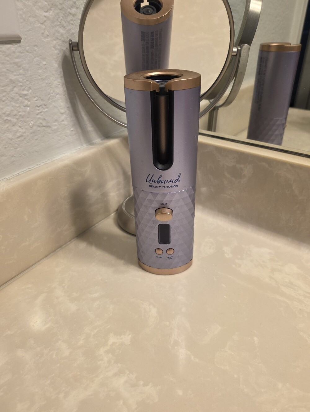 Unbound Recharchargable Hair Curler